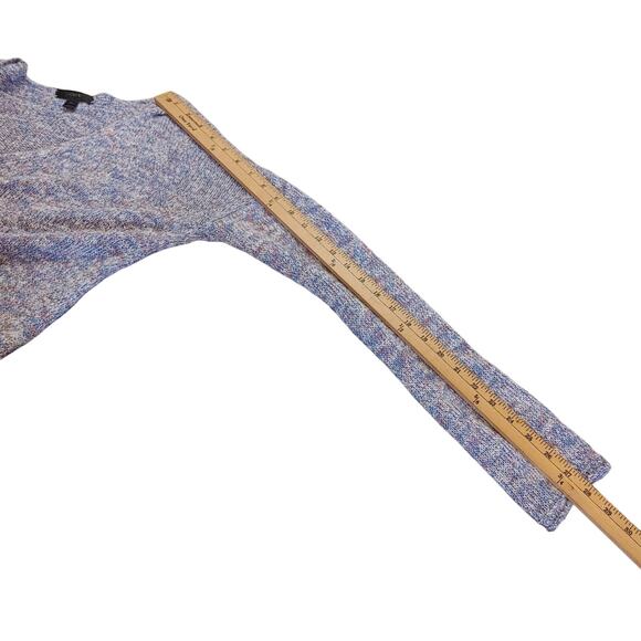 J. Crew Size XS Extra Small Multi Color Blue Sweater Cotton Sweater - Picture 3 of 11